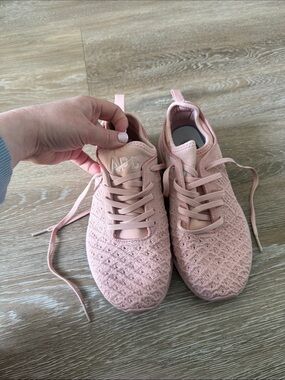 APL Women's Pink Knit Athletic Sneakers